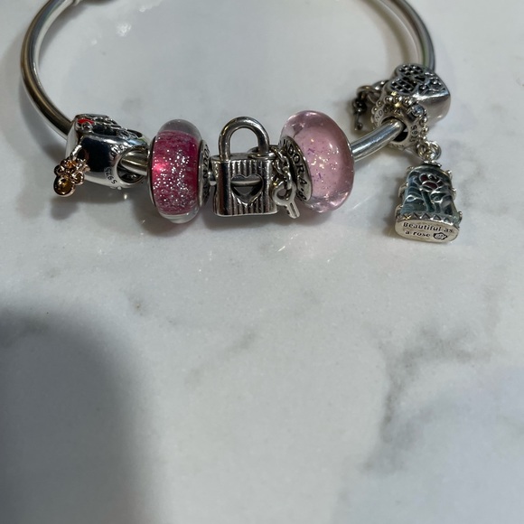 Brand new authentic Pandora padlock Be Mine charm - Picture 4 of 5